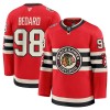 Chicago Blackhawks Hockeydrakt Fanatics Premium NHL Connor Bedard 2024-25 Rød Winter Classic - Herre